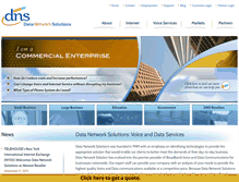 Tablet Screenshot of dnetworksolution.com